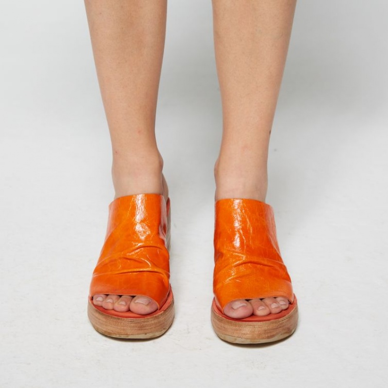 Sandalias A.S.98 Nanette Mujer Naranjas | ES-IQV642781