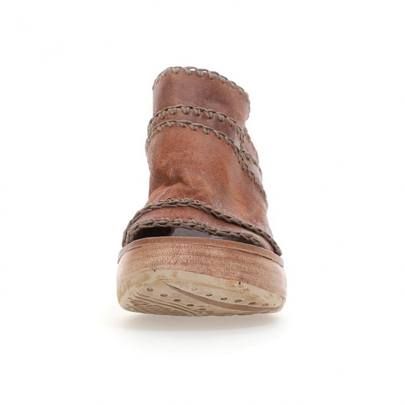 Sandalias A.S.98 Nivek Mujer Kaki | ES-XMT930845
