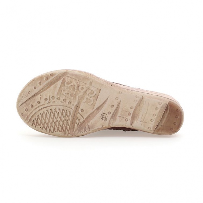 Sandalias A.S.98 Nivek Mujer Kaki | ES-XMT930845