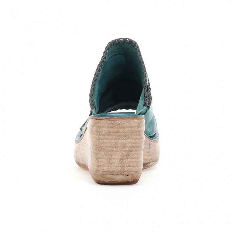 Sandalias A.S.98 Nivek Mujer Verde | ES-UHB617980