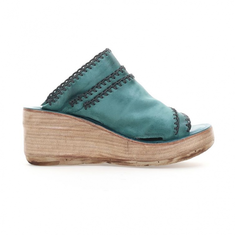Sandalias A.S.98 Nivek Mujer Verde | ES-UHB617980