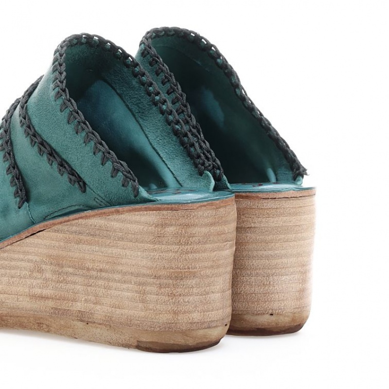 Sandalias A.S.98 Nivek Mujer Verde | ES-UHB617980