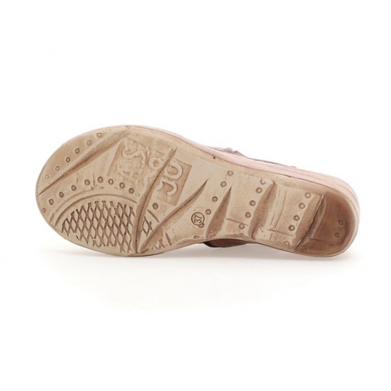 Sandalias A.S.98 Nowell Mujer Kaki | ES-CLG297540