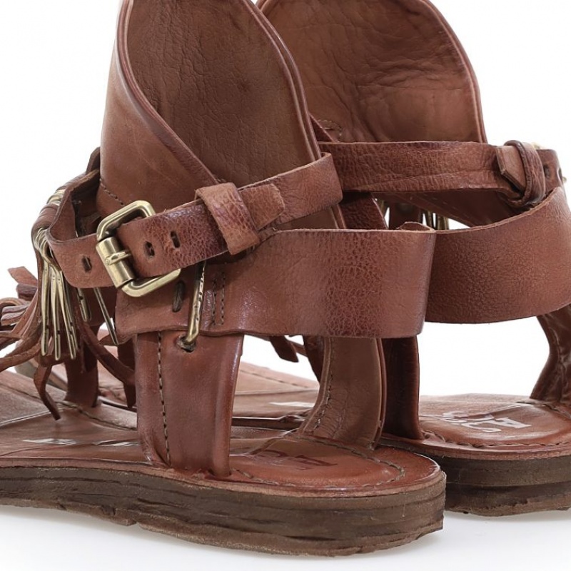 Sandalias A.S.98 Reina Mujer Kaki | ES-RFJ346510