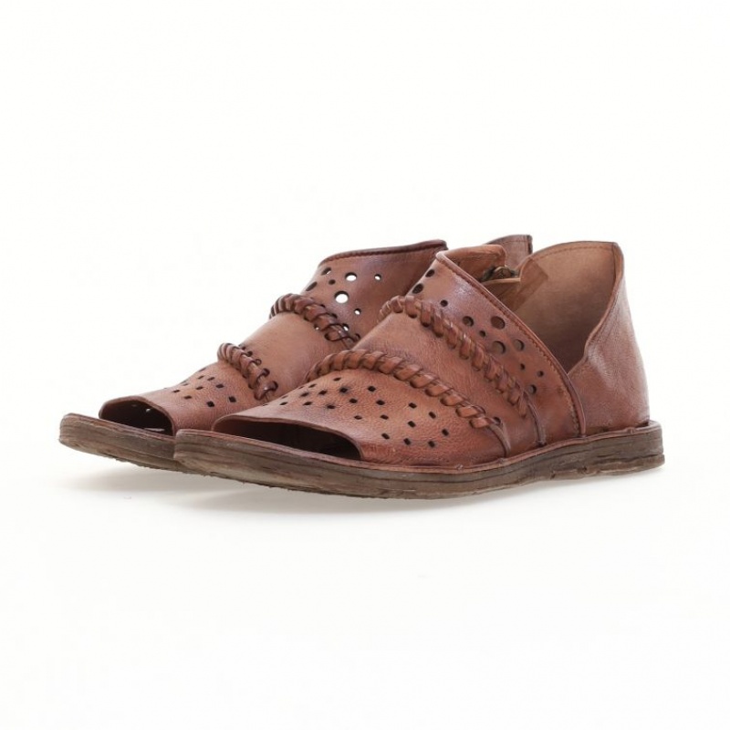 Sandalias A.S.98 Releigh Mujer Kaki | ES-XNW982634
