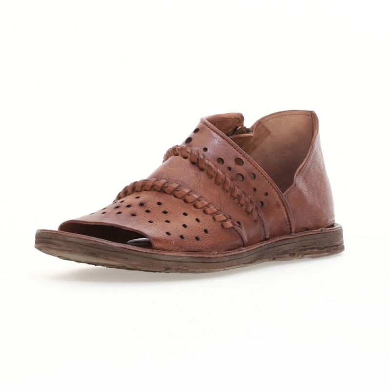 Sandalias A.S.98 Releigh Mujer Kaki | ES-XNW982634