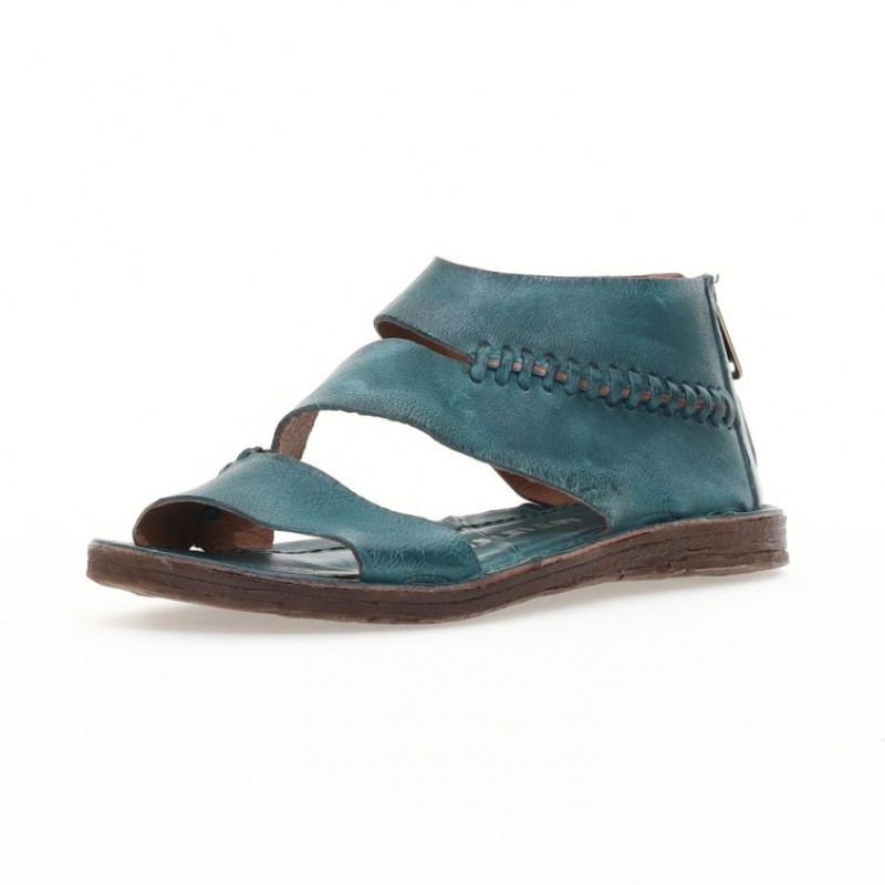 Sandalias A.S.98 Romey Mujer Verde | ES-ESU231945