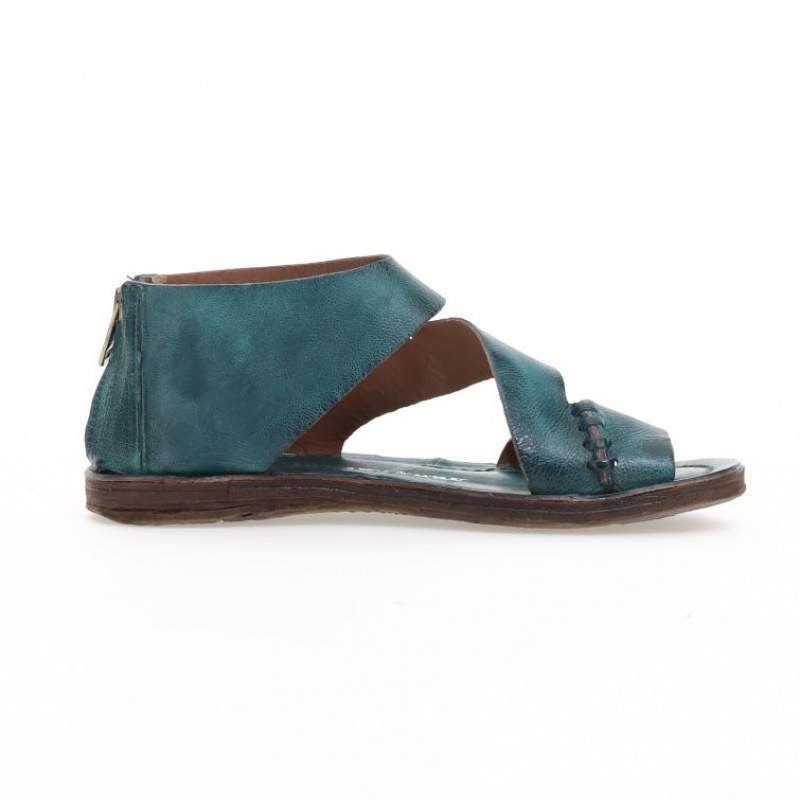 Sandalias A.S.98 Romey Mujer Verde | ES-ESU231945