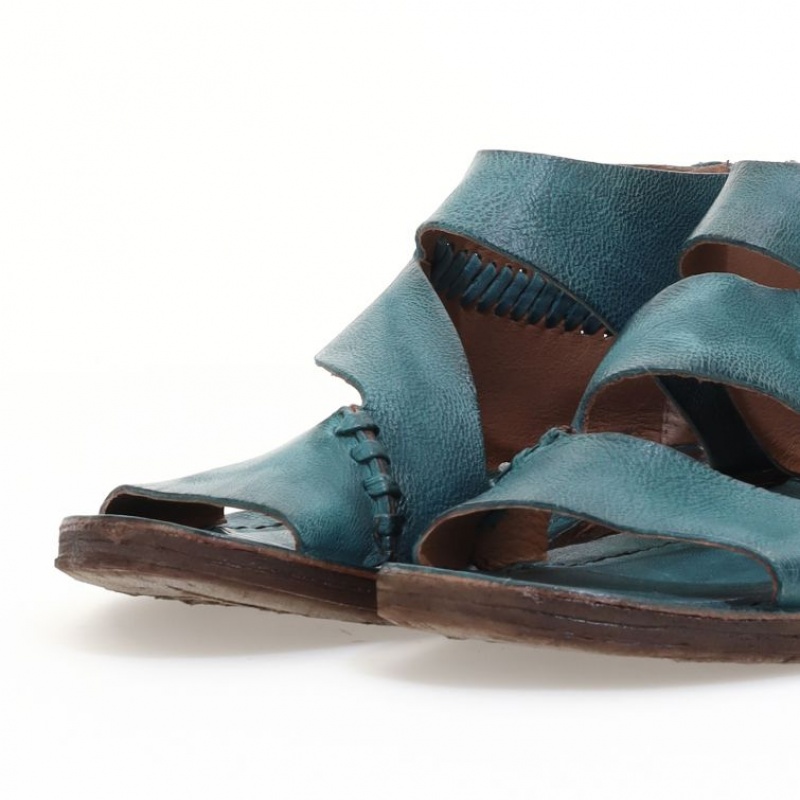 Sandalias A.S.98 Romey Mujer Verde | ES-ESU231945