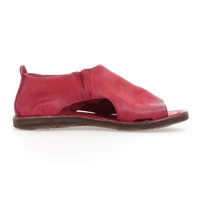 Sandalias A.S.98 Romi Mujer Rojas Oscuro | ES-WZV521379