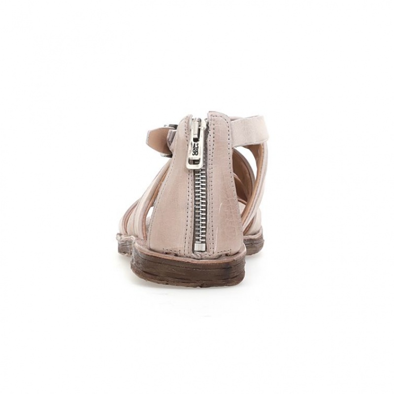 Sandalias A.S.98 Ros Mujer Gris | ES-VFM759623