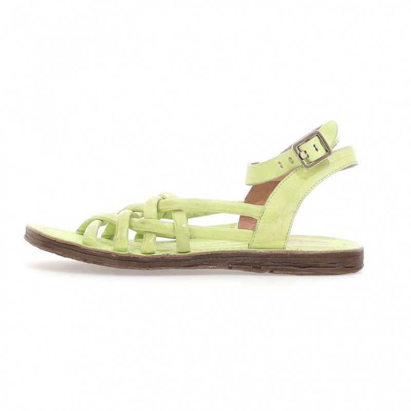 Sandalias A.S.98 Rylee Mujer Verde Claro | ES-JMA361504