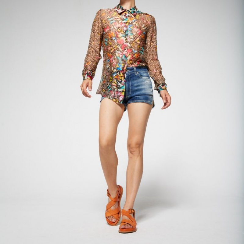 Sandalias A.S.98 Sallie Mujer Naranjas | ES-WFK837561