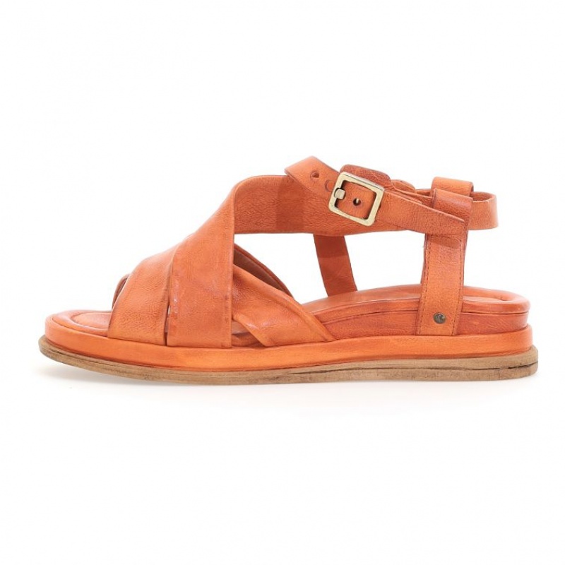 Sandalias A.S.98 Sallie Mujer Naranjas | ES-WFK837561