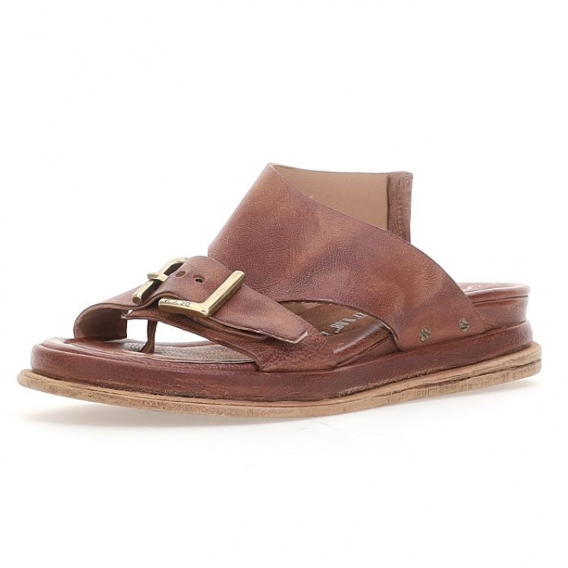 Sandalias A.S.98 Sarah Mujer Kaki | ES-FZH512643