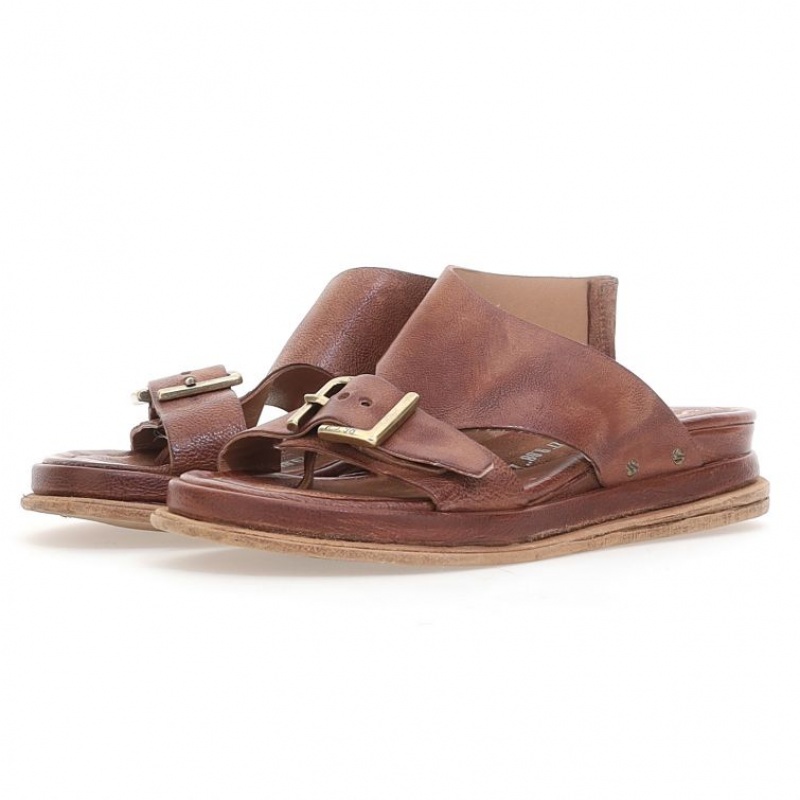 Sandalias A.S.98 Sarah Mujer Kaki | ES-FZH512643