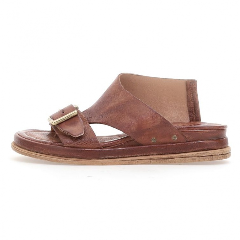 Sandalias A.S.98 Sarah Mujer Kaki | ES-FZH512643