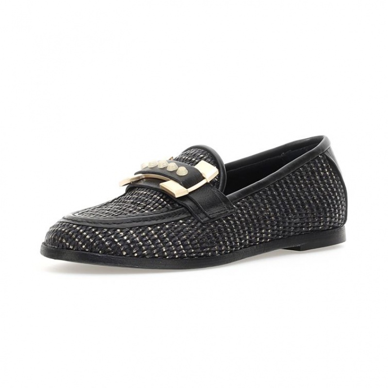 flat shoes A.S.98 Janele Mujer Negras | ES-ROX049172
