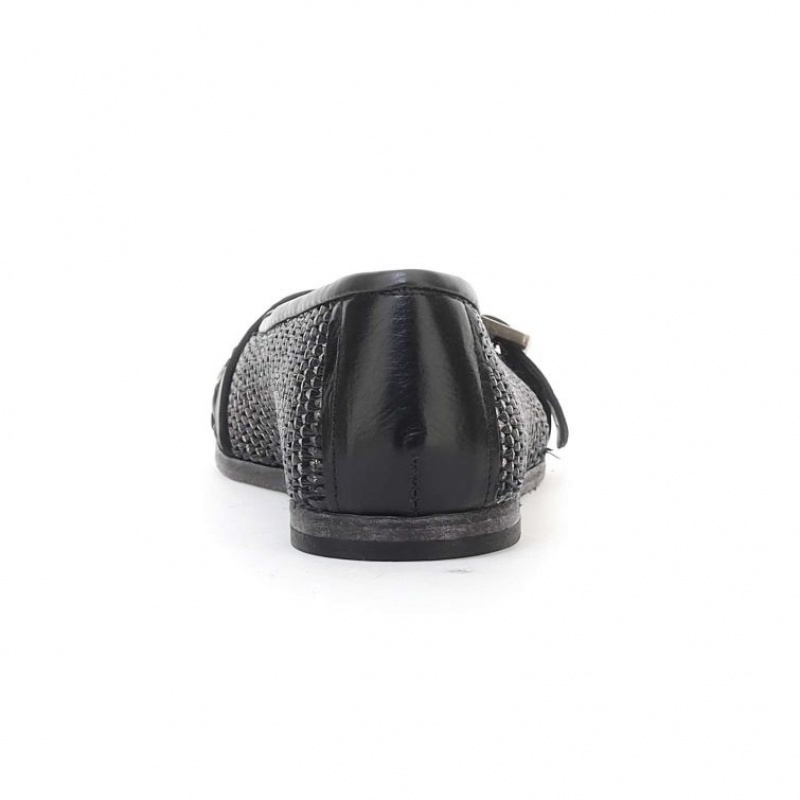 flat shoes A.S.98 Jayla Mujer Negras | ES-KDT039675