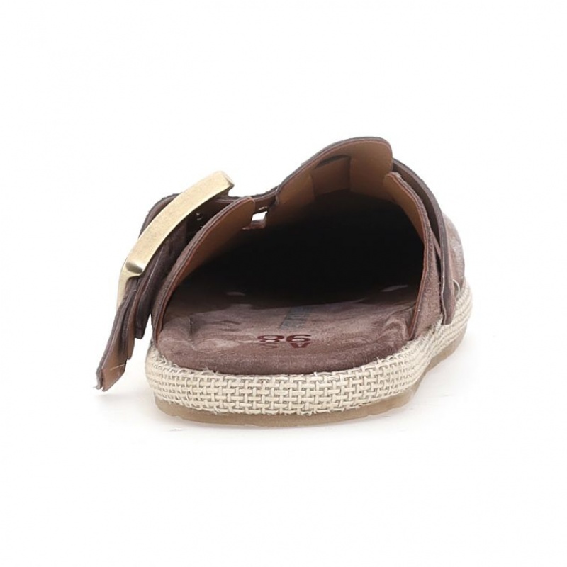 flat shoes A.S.98 Mules Mike Hombre Marrones | ES-FUP013825