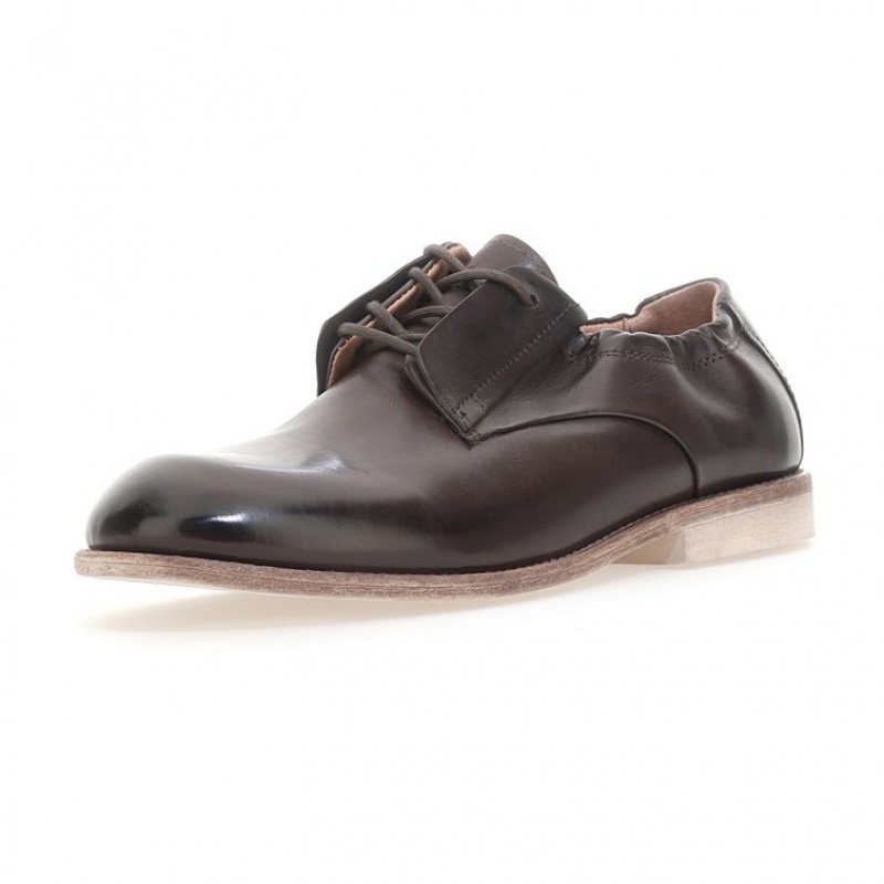 flat shoes A.S.98 Oberon Hombre Negras | ES-KDS748053