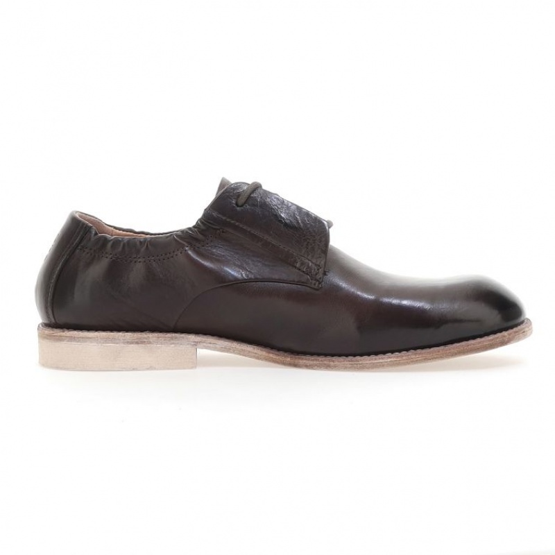 flat shoes A.S.98 Oberon Hombre Negras | ES-KDS748053