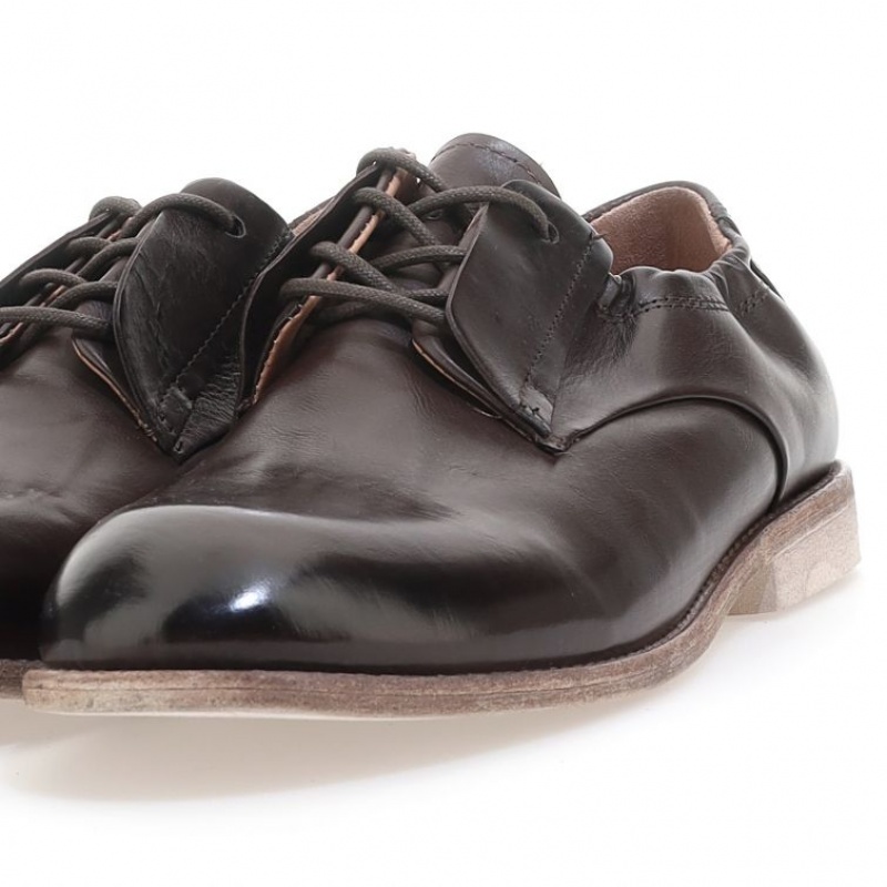 flat shoes A.S.98 Oberon Hombre Negras | ES-KDS748053