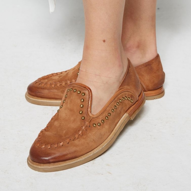 flat shoes A.S.98 Tami Mujer Kaki | ES-GRH621580